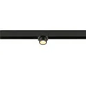 SLV track spot FIXT-IT! round, surface-mounted version, suitable for VDU workstation IP20, black, lacquered dimmable