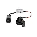 SLV LED Deckeneinbauleuchte NEW TRIA® 45, rund, 24°, 4W, 2700K, 360lm, UGR<22, IK02, IP20, schwarz