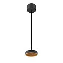 LED Pendelleuchte GRIP! FLAT, 16W, 2700/3000K, 400lm, IP20, dimmbar, schwarz/gold