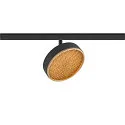 SLV LED Spot GRIP! FLAT TRACK 48V, rund, 14,5W, 2700/3000K, 400lm, IP20, dimmbar, schwarz/gold