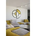 track spot GRIP! FLAT round IP20, gold, black, lacquered dimmable