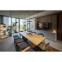 pendant luminaire GRIP! FLAT IP20, gold, black dimmable