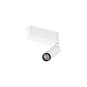 SLV LED Deckenaufbauleuchte GRIP! S SINGLE, 29°, 11W, IP20, dimmbar, 3000K, 650lm, weiß/schwarz