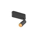 LED Deckenaufbauleuchte GRIP! S SINGLE, 29°, 11W, IP20, dimmbar, 2700K, 600lm, schwarz/gold