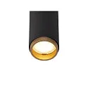 SLV LED Deckenaufbauleuchte GRIP! S SINGLE, 29°, 11W, IP20, dimmbar, 3000K, 650lm, schwarz/gold
