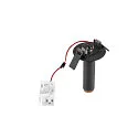 SLV LED Deckeneinbaustrahler GRIP! S, zylindrisch, 29°, 10W, IP20, dimmbar, 2700K, 590lm, schwarz/gold