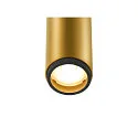 SLV LED Deckeneinbaustrahler GRIP! S, zylindrisch, 29°, 10W, IP20, dimmbar, 3000K, 620lm, gold/schwarz