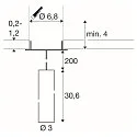 SLV pendant luminaire GRIP!S suitable for VDU workstation IP20, gold, black dimmable