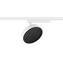 SLV LED 1-Phasen Strahler GRIP! FLAT, 16W 2700/3000K (CCT Switch), CRi>90, dimmbar, UGR<15, Wabenfilter, kardanisch, weiß / schwarz