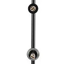 SLV Tischleuchte SUN TL, rund, G9, 1x max. 5W, IP20, dimmbar, schwarz