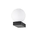 SLV Wandaufbauleuchte SUN WL UP, rund, G9, 1x max. 5W, IP20, dimmbar, schwarz