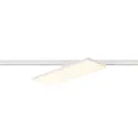 SLV LED 3-Phasen Strahler SIGHT PANEL DALI-2, 58x19cm, eckig, CRi>90, drehbar, dimmbar, 65W 3000K 10100lm 70°, weiß