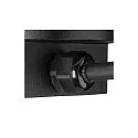 SLV LED Boden-Einbauleuchte DASAR® L ASYM, IP65/IP67 IK10, 19W 3000K 1800lm 70/40°, neigbar, befahrbar, DALI, Edelstahl, rund