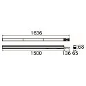 SLV light carrier EASYLIGHT 1500 ML MB ON-OFF CCT Switch, 5-pole, switchable, multipower IP40, traffic white 