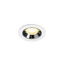 LED Deckeneinbauleuchte NUMINOS® XS, 6,9W, IP20, 55°, 3000K, 950lm, weiß/chrom