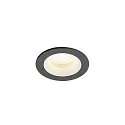 LED Deckeneinbauleuchte NUMINOS® XS, rund, 6,9W, IP20, dimmbar, 20°, 4000K, 1000lm, schwarz/weiß