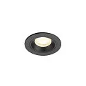 LED Deckeneinbauleuchte NUMINOS® XS, rund, 6,9W, IP20, dimmbar, 55°, 4000K, 1000lm, schwarz