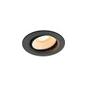 LED Deckeneinbauleuchte NUMINOS® MOVE XS, rund, 6,9W, IP20, dimmbar, 55°, 2700K, 900lm, schwarz/weiß
