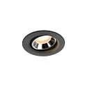 LED Deckeneinbauleuchte NUMINOS® MOVE XS, 6,9W, IP20, schwenkbar, 55°, 2700K, 900lm, schwarz/chrom