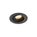 LED Deckeneinbauleuchte NUMINOS® MOVE XS, rund, 6,9W, IP20, dimmbar, 55°, 3000K, 950lm, schwarz