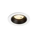 LED Deckeneinbauleuchte NUMINOS® S, 6,7W, IP20, 55°, 3000K, 1050lm, weiß/schwarz