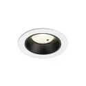 LED Deckeneinbauleuchte NUMINOS® S, 6,7W, IP20, 55°, 4000K, 1050lm, weiß/schwarz