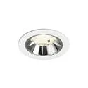 LED Deckeneinbauleuchte NUMINOS® S, 6,7W, IP20, 55°, 4000K, 1050lm, weiß/chrom