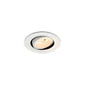 LED Deckeneinbauleuchte NUMINOS® MOVE S, rund, 6,7W, IP20, dimmbar, 55°, 2700K, 1000lm, weiß