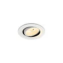 LED Deckeneinbauleuchte NUMINOS® MOVE S, rund, 6,7W, IP20, dimmbar, 55°, 3000K, 1050lm, weiß