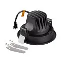 SLV LED Deckeneinbauleuchte NUMINOS® MOVE S, rund, 6,7W, IP20, dimmbar, 20°, 4000K, 1050lm, schwarz