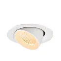 SLV LED Deckeneinbaustrahler NUMINOS® GIMBLE M, 12W, IP20, dimmbar, 40°, 2700K, 1700lm, weiß