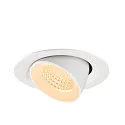 SLV LED Deckeneinbaustrahler NUMINOS® GIMBLE M, 12W, IP20, dimmbar, 55°, 2700K, 1700lm, weiß