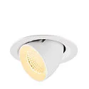 LED Deckeneinbaustrahler NUMINOS® GIMBLE M, 12W, IP20, dimmbar, 40°, 3000K, 1800lm, weiß