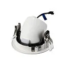 SLV LED Deckeneinbaustrahler NUMINOS® GIMBLE M, 12W, IP20, dimmbar, 40°, 3000K, 1800lm, weiß
