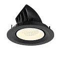 SLV LED Deckeneinbaustrahler NUMINOS® GIMBLE M, 12W, IP20, dimmbar, 55°, 4000K, 1900lm, schwarz/weiß