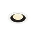 LED Deckeneinbauleuchte NUMINOS® M, 12W, IP20, 40°, 3000K, 1800lm, weiß/schwarz