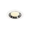 LED Deckeneinbauleuchte NUMINOS® M, 12W, IP20, 40°, 3000K, 1800lm, weiß/chrom