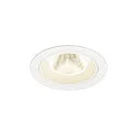 LED Deckeneinbauleuchte NUMINOS® M, rund, 12W, IP20, dimmbar, 20°, 4000K, 1900lm, weiß