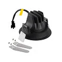 SLV LED Deckeneinbauleuchte NUMINOS® MOVE M, rund, 12W, IP20, dimmbar, 40°, 2700K, 1700lm, schwarz/weiß