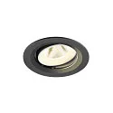 LED Deckeneinbauleuchte NUMINOS® MOVE M, rund, 12W, IP20, dimmbar, 20°, 4000K, 1900lm, schwarz/weiß