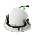 SLV ceiling recessed luminaire NUMINOS® GIMBLE L round, suitable for VDU workstation IP20, white, lacquered dimmable