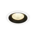 LED Deckeneinbauleuchte NUMINOS® L, 17W, IP20, 55°, 3000K, 2500lm, weiß/schwarz