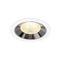 LED Deckeneinbauleuchte NUMINOS® L, 17W, IP20, 55°, 3000K, 2500lm, weiß/chrom