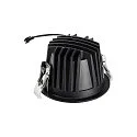 SLV LED Deckeneinbauleuchte NUMINOS® L, rund, 17W, IP20, dimmbar, 20°, 4000K, 2700lm, schwarz/weiß