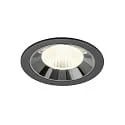 LED Deckeneinbauleuchte NUMINOS® L, 17W, IP20, 40°, 4000K, 2700lm, schwarz/chrom
