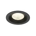 LED Deckeneinbauleuchte NUMINOS® L, rund, 17W, IP20, dimmbar, 55°, 4000K, 2700lm, schwarz