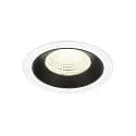 LED Deckeneinbauleuchte NUMINOS® L, 17W, IP20, 55°, 4000K, 2700lm, weiß/schwarz