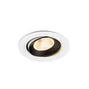LED Deckeneinbauleuchte NUMINOS® MOVE L, 17W, IP20, schwenkbar, 20°, 2700K, 2400lm, weiß/schwarz