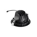 SLV LED Deckeneinbauleuchte NUMINOS® MOVE L, rund, 17W, IP20, dimmbar, 55°, 3000K, 2500lm, schwarz/weiß