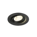 LED Deckeneinbauleuchte NUMINOS® MOVE L, rund, 17W, IP20, dimmbar, 20°, 4000K, 2700lm, schwarz